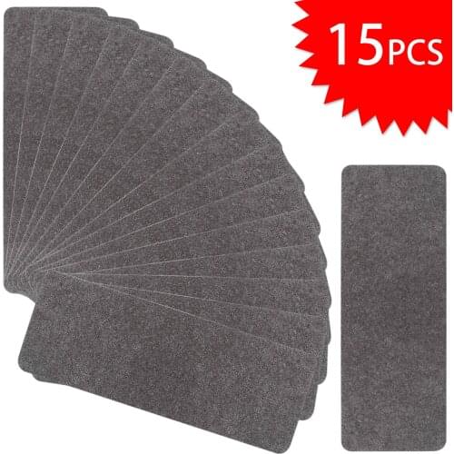 Yazi 15pcs Non-slip Stair Carpet Mat Self-adhesive Water Absorption Floor Protector Rug for Living Room