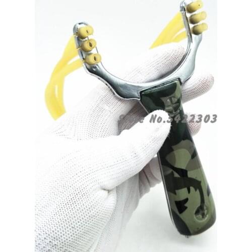 Adult Hunting Slingshot Rifle Rubber Band Outdoor Hunting Powerful Sling Shot Velocity Elastic Rubber For Shooting Fishing
