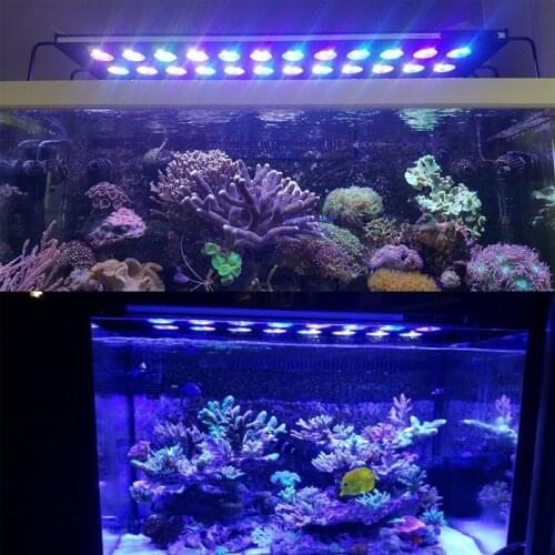 Full spectrum aquarium fish tank sea water fish tank light coral light sea tank LED light sunrise and sunset APP control