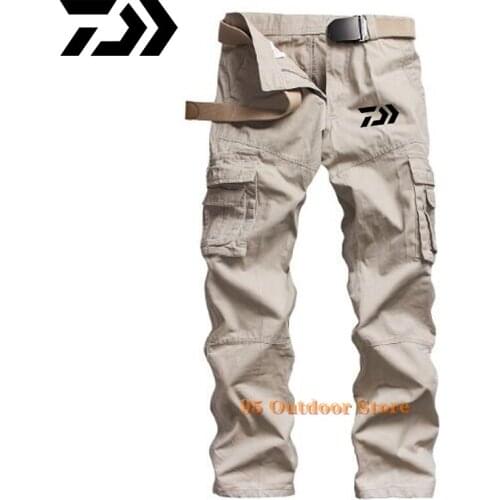 Daiwa Fishing Pants Breathable Stretch Fishing Clothing Waterproof Softshell Outdoor Camping Hiking Pants Men Sports Trousers