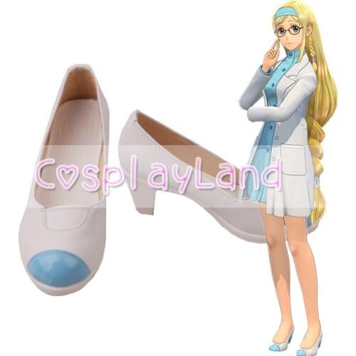 Sakura Taisen Sakura Wars Cosplay Boots Shoes Women High Heel Shoes Costume Customized Accessories Halloween Party Shoes