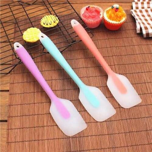 28.5*5.5cm Double Silicone Spatula Spoon Baking Tools For Cakes Cookie Spatulas Pastry Scraper Mixer Buttter Ice Cream Scoop
