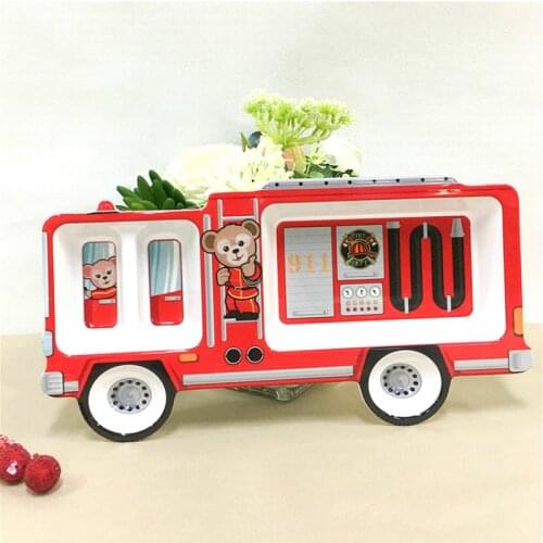 Baby Dish Tableware Children Cartoon Car Fire Truck Feeding Bowls Dishes Kids Divided Plate Bamboo Fiber Kitchen Dinnerware