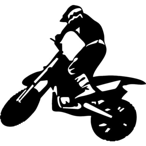 Three Ratels TZ-903# 15*16.1cm 1-4 Pieces Vinyl Car Sticker Motorcyclist Auto Car Stickers