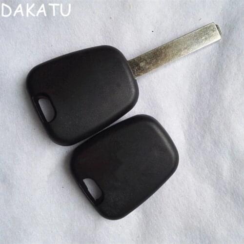DAKATU Blank Replacement Shell For Peugeot 307 308 408 Transponder Key Shell Without Groove With LOGO