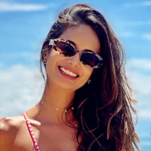 ONEVAN 2021 Oval Sunglasses Women Vintage Round Sun Glasses For Women/Men Luxury Designer Eyewear Women Retro Gafas De Sol UV400