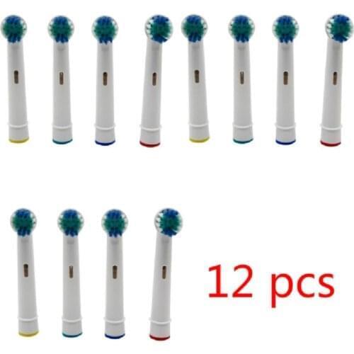 12Pcs/lot Electric Toothbrush Heads Replacement For Oral B Hygiene Care Clean Electric Tooth Brush EB 17 SB-17A