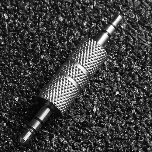 2pcs High Quality 3.5mm Stereo Male to Male Audio Headphone Adapter Jack Coupler Connector Adapter For MP3