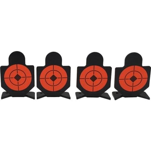 4Pcs/Set Small Metal Human-Like Shooting Practice Game Targets Silhouette