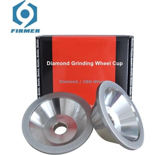 Diamond Grinding Wheel Disc Pads IDxOD-20x100 mm Cutter Grinder CBN Wheels Abrasive Tools For Grinding Tungsten Steel Tool Rods