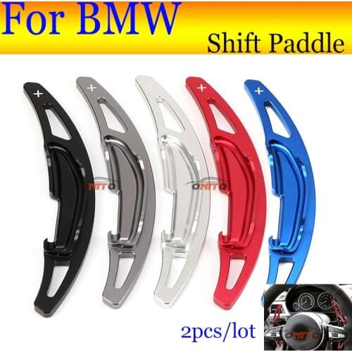 Car Styling Auto Steering Wheel Shift Paddle Extension Shifter Alloy Red/blue/black 2pcs/lot For M M3 M2 M4 M5 M6 X5M X6M