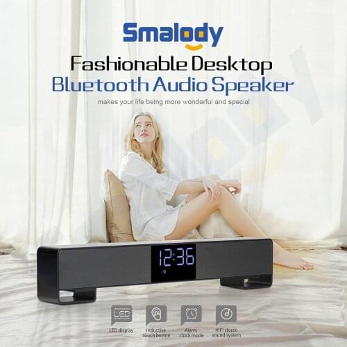 Wireless Bluetooth 4.2 Column Soundbar Stereo Speaker Powerful TV Home Theater Built-in 2200mAh Battery Sound Bar USB Sound Bar