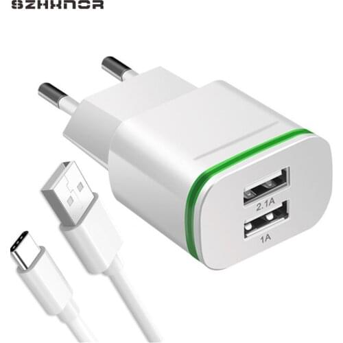 USB-C 3.0 Fast Mobile Phone Charger EU Wall USB Charger Adapter for Xiaomi Mi mix 4 11 redmi note 10 9 8 Wileyfox Swift 2 Plus