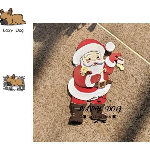 Santa Claus Christmas Metal Cutting Dies Scrapbooking Stencil Decorative Craft Embossing Die Cuts Card Making New Dies For 2019