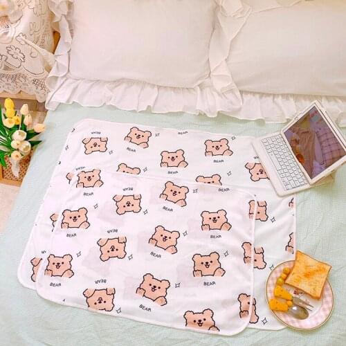 Travel Nappy Diaper Changing Mat Washable Newborn Baby Nappy Mat Pad Urine Isolation Sheet Toddler Mattress