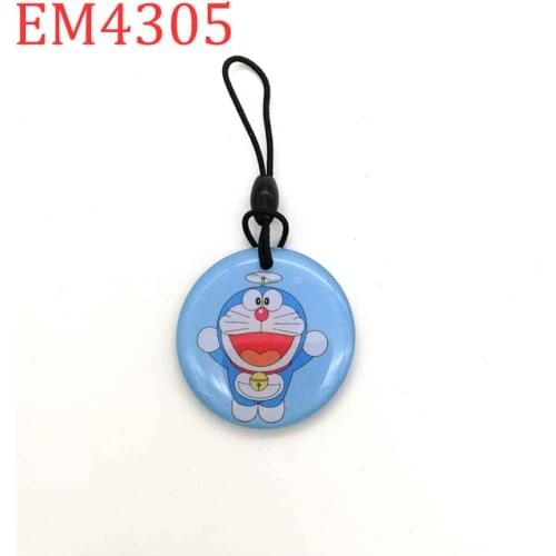 125Khz ID Rewritable Blank Card RFID Keyfob Token Tag Waterproof Keychain Copier Duplicator EM4305 Access Control Fast Shipping