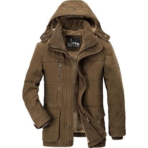 Plus Size 6XL 7XL CoatsNew Minus 40 Degrees Winter Jacket Men Thicken Warm Cotton-Padded Jackets Mens Hooded Windbreaker2021