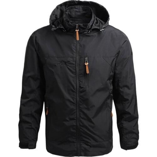 Spring and Autumn Jacket Men 's Hiking Jacket Windbreaker Outdoor Sports Jacket Camping & Hiking