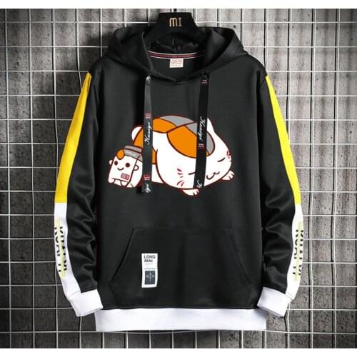 Natsume Yuujinchou Anime Hoodie Men/Women Popular Harajuku Hoodeds Pullover Streetwear Casual Fake Two-Piece coat jacket