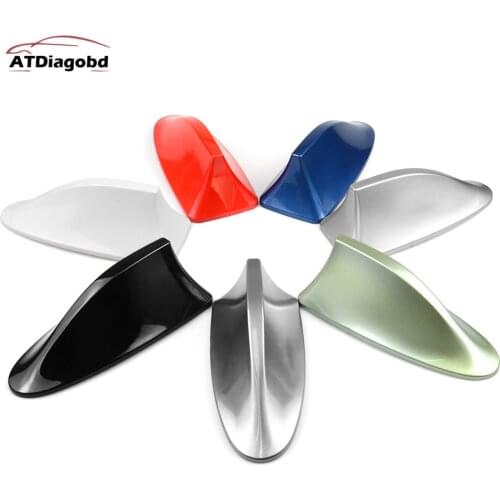 Upgraded Signal Universal Car Shark Fin Antenna Auto Roof FM/AM Radio Aerial Replacement for BMW/Toyota/Hyundai/Kia/etc