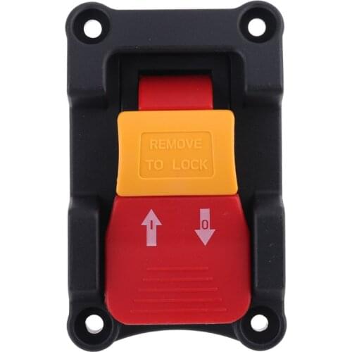 Safety Locking Switch Double Throw Function 127V 18/15A ON OFF for Table Saw Machine Tool Accessories