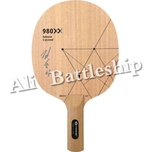 YINHE 980XX Kim Song I Special, DPR Korea Team 980 PRO (DEF, Chop Attack) Table Tennis Blade Chop Racket Ping Pong Bat Paddle