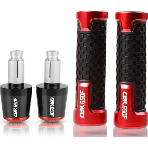 Motorcycle handlebar grips ends 7/8'' 22mm Handle bar grip end for honda CBR650F CB650F CB CBR650 CBR 650 F 650F 2014 2015 2016
