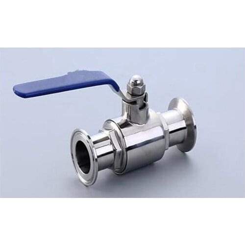 2" 51mm 304 Stainless Steel Sanitary Ball Valve Tri Clamp Ferrule Type For Homebrew Diary Product