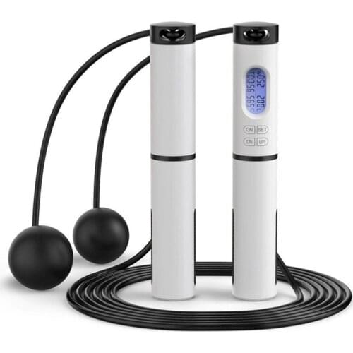 Cordless Jump Rope Smart Electronic Digital Wireless Skip Rope With LED Screen Calorie Lose Weight Fitness Body Jumping Rope
