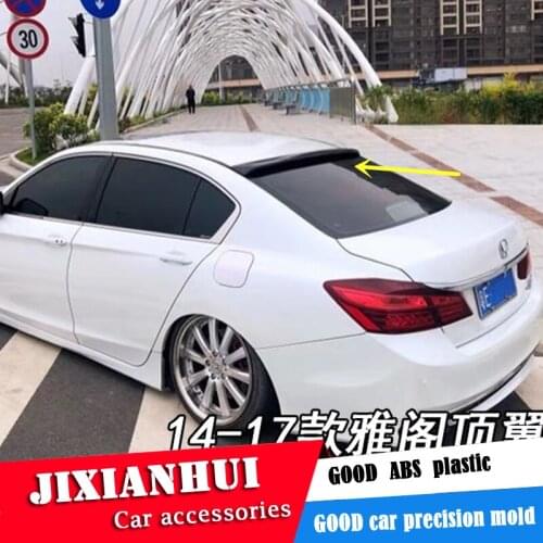 For Accord ROOF Spoiler 2014-2017 Honda Accord ROOF Spoiler ABS plastic Material Car Rear Wing Color Rear Spoiler
