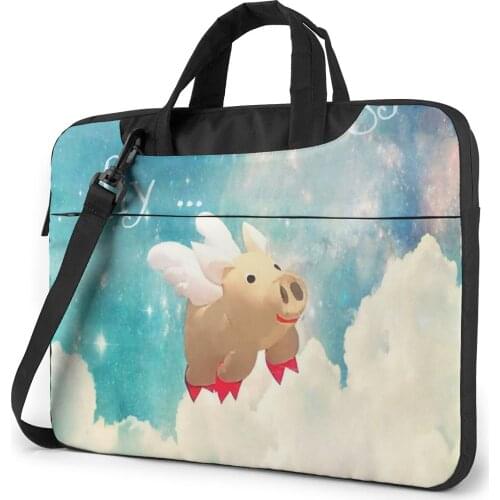 Pig Laptop Bag Case Bicycle Crossbody Computer Bag Waterproof Fashion Laptop Pouch