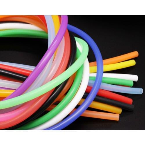 Silica Gel tube 5X7 inner diameter 5mm outer diameter 7mm food grade color transparent, environmentally friendly material resist