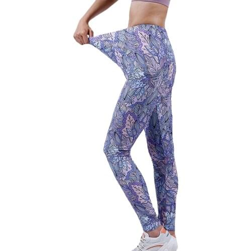 YGYEEG Printed Leggings For Women Printing Pants Plus Size Legging Fitness Pants Elasticity Floral Plus Size S-XXXL Sexy Clothes