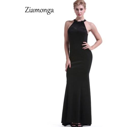 Ziamonga Long Dress Women Cold Shoulder Flower Neck Mermaid Maxi Dress Floor Length Evening Party Vestidos Sexy Robe Longue