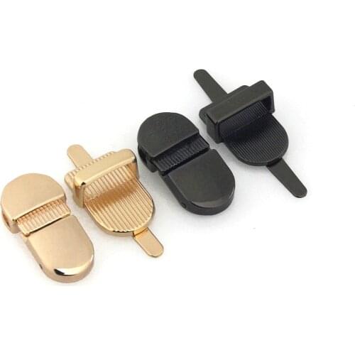1pcs Metal Mini Tongue Lock Fashion Cute Push Lock For DIY Handbag Bag Purse Luggage Hardware Closure Bag Parts Accessories