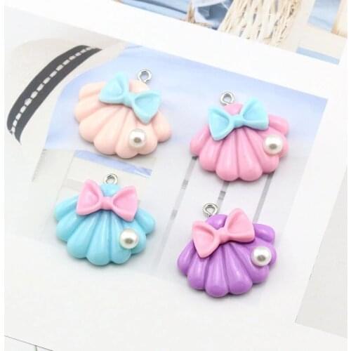 10pcs/set Cute Shell Beads Pendant For Jewelry Making Handmade For DIY Necklace Bracelet Wholesale Jewelry Accessories 2021