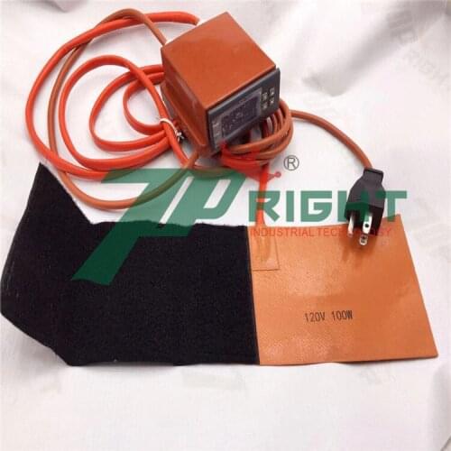 120v100w silicone heat pad with digital PID controller heating for syrings