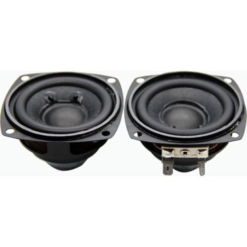 2pcs 2.5 Inch 4ohm 10W Subwoofer Speaker Deep Bass Speaker Multimedia Neodymium DIY 66 MM Full Range Audio Sound Loudspeaker