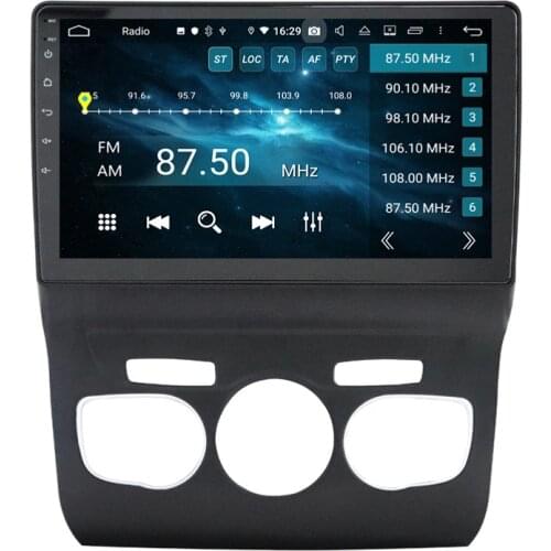 CarPlay & Android Auto 9" PX6 Android 10 Car Radio DVD GPS Bluetooth 5.0 WIFI for Citroen C4 C4L 2013 2014 2015 2016 2017 2018