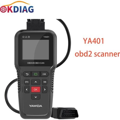 YA401 OBD2 Scanner Car Diagnostic Tool code reader Scanner Auto Engine Light Check for All OBDII Protocol Car PK KW850 CR3008