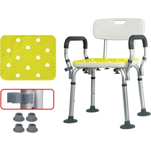 Household Bathroom Stool Non-slip Safe Lifted Old People Shower Rest Seat Adjustable Rollover-proof Pregnant Woman Bathing Stool