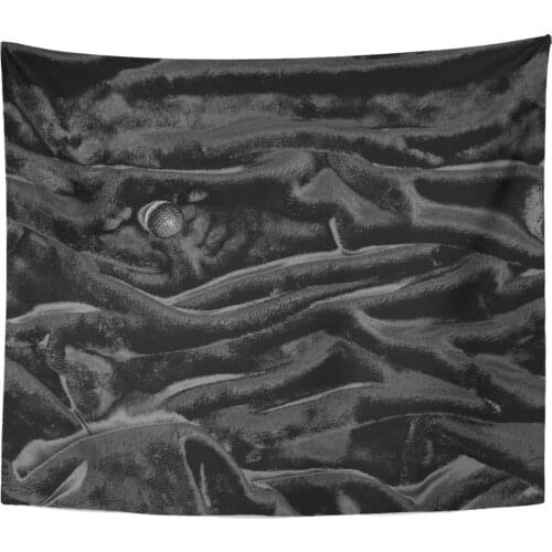 Activity Abstract of Golf Ball Black and White Grass Tapestry Home Decor Wall Hanging for Living Room Bedroom Dorm 50x60 inches