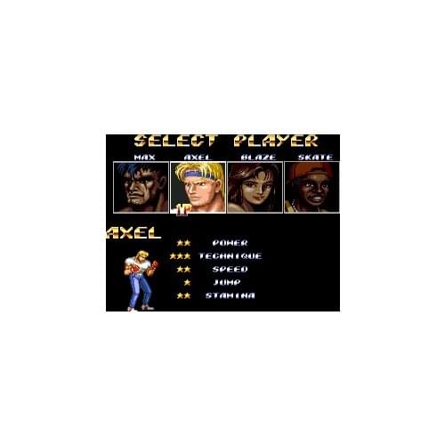 Bare Knuckle II 16 bit MD Game Card For Sega Mega Drive For Genesis