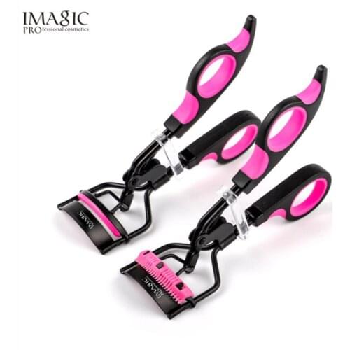 IMAGIC New Black-Purple Frosted Handle Eyelashes Curling Lasting Styling Eyelash Curler Portable Eyelashes Tool Official Product