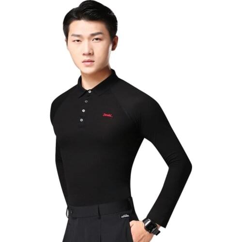 Latin dance costumse long sleeves latin dance tops for men latin dancing jackets S-3XL