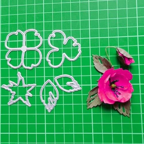 Beautiful stamen flower leaf combination decoration metal cutting die scrapbook paper knife die stamping die new die