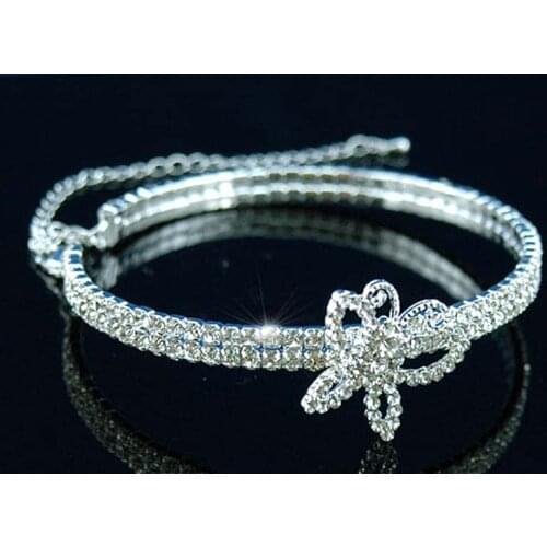 Peacock Star Lady Bridal Wedding Party Prom Butterfly Rhinestone Choker Pageant Jewelry CC041