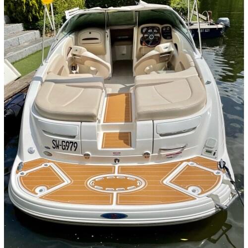 Nautique Boat Yacht Swim Platform Cockpit EVA Faux Teak Decking Floor Pad