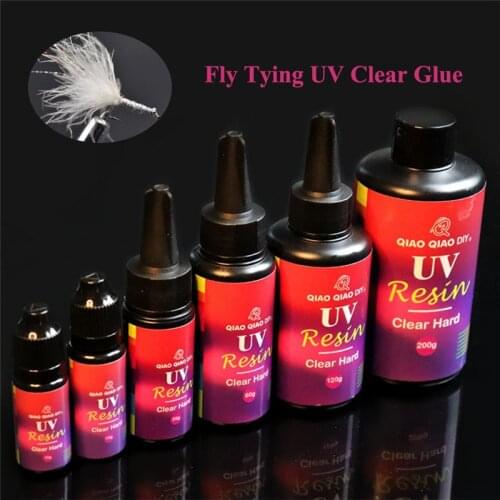 Fishing Tools Quick Drying Glue Fly Tying Lure UV Clear Finish Glue Resin Glue DIY Fishing Accessories* ZW