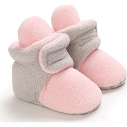 Unisex Baby Newborn Cotton Bootie Winter Warm Infant Toddler Crib Shoes Classic Floor Boys Girls Boots